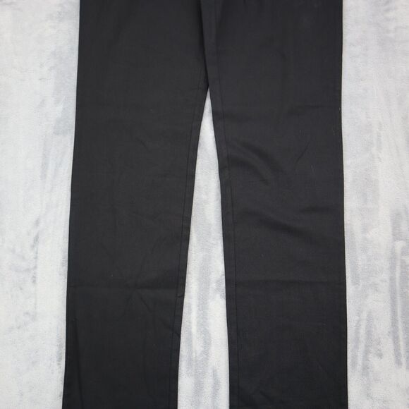 Just Jeans Pants Womens 7 Black Flat Front Comfort Straight Pockets Jeans - Picture 13 of 16